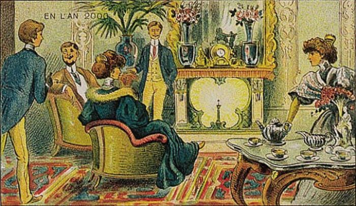 Рисунки 1910 года, отображающие будущее