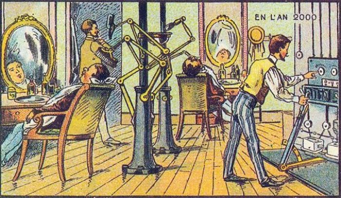 Рисунки 1910 года, отображающие будущее