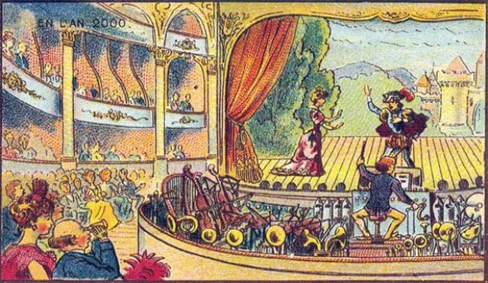 Рисунки 1910 года, отображающие будущее