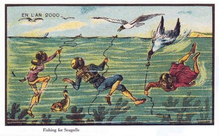 Рисунки 1910 года, отображающие будущее