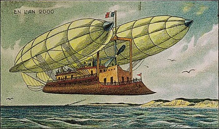 Рисунки 1910 года, отображающие будущее