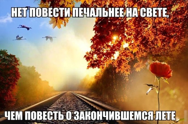 Картинки и мемы о завершении лета