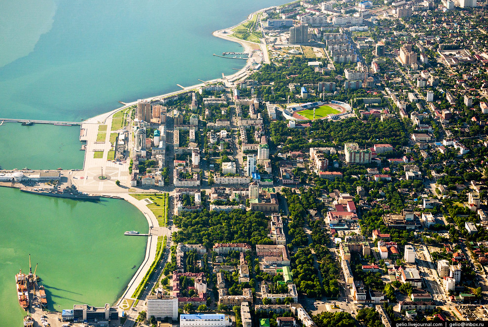 Новороссийск и Геленджик с высоты