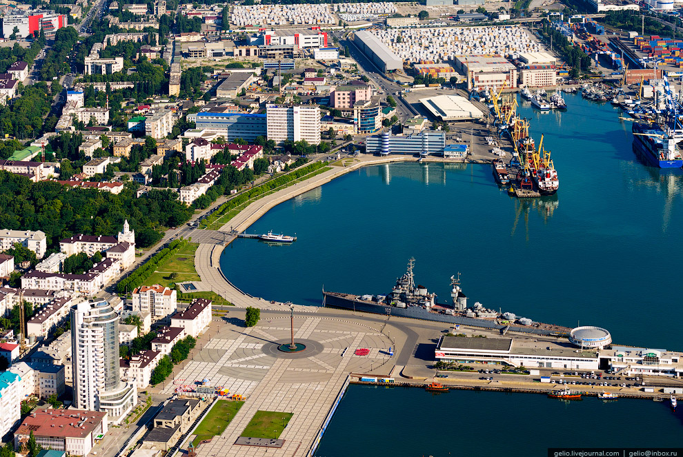 Новороссийск и Геленджик с высоты