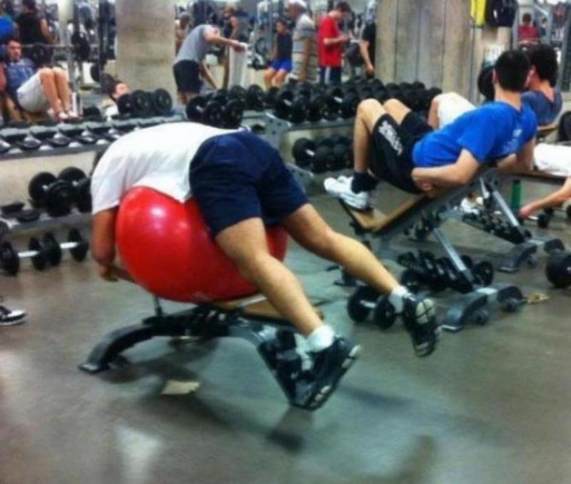 Чудики в спортзале