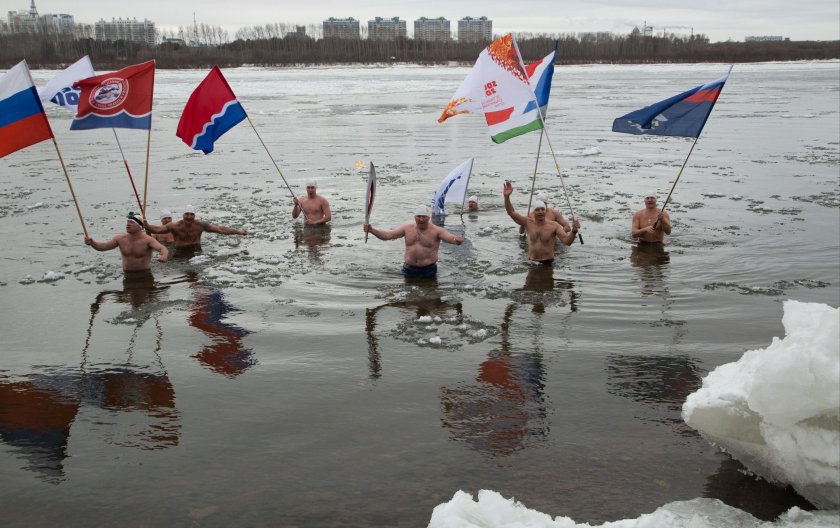 Самые яркие моменты путешествия Олимпийского огня 2014, глазами иностранных журналистов