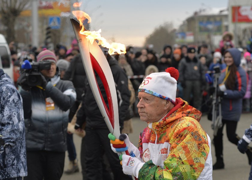 Самые яркие моменты путешествия Олимпийского огня 2014, глазами иностранных журналистов