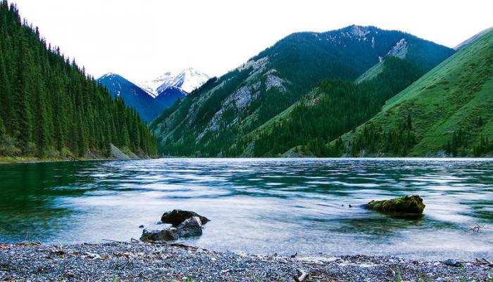 Озеро Каинды - затонувший лес в Казахстане Озеро Каинды - затонувший лес в Казахстане