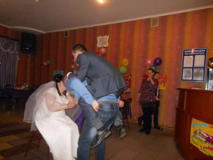 Необычные свадебные фото