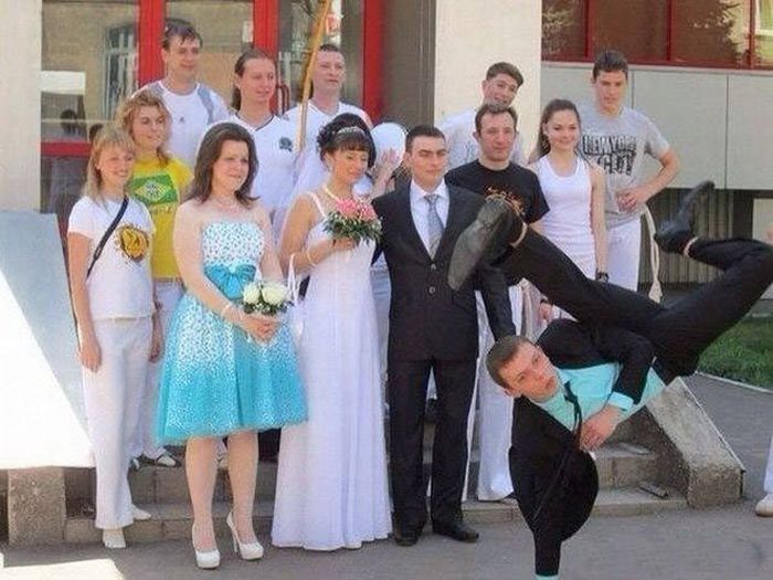 Необычные свадебные фото