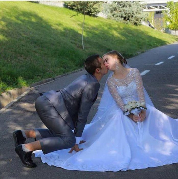 Необычные свадебные фото