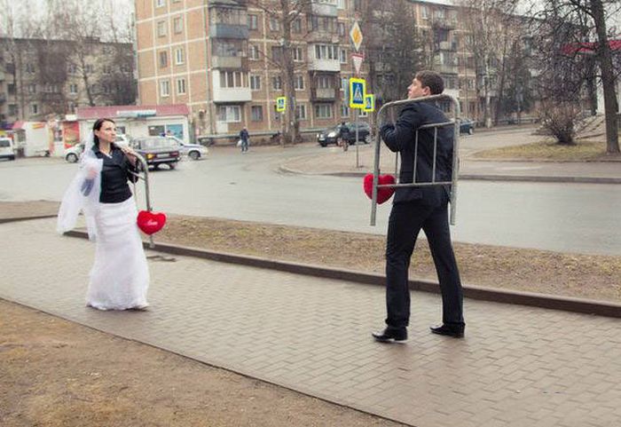 Необычные свадебные фото