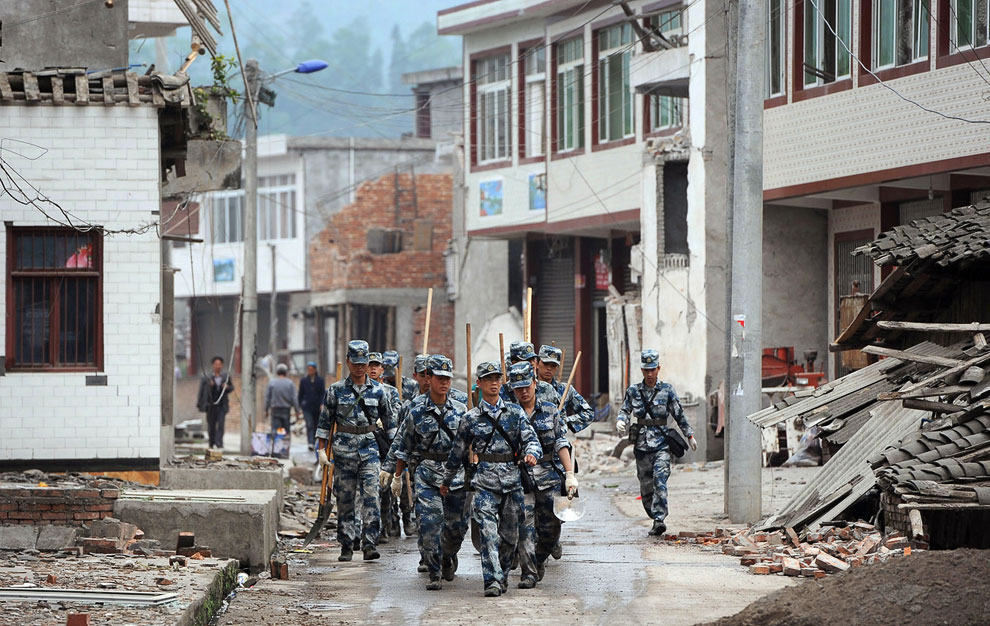 Землетрясение в Китае