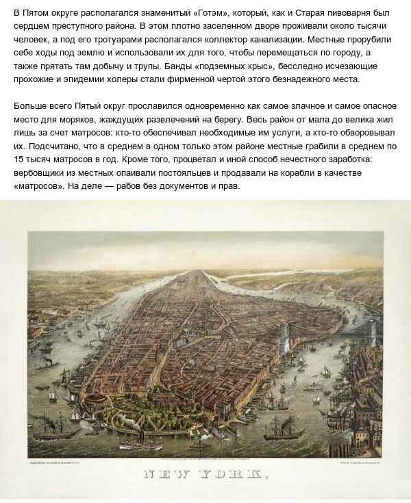 Криминальный мир Нью-Йорка XIX века