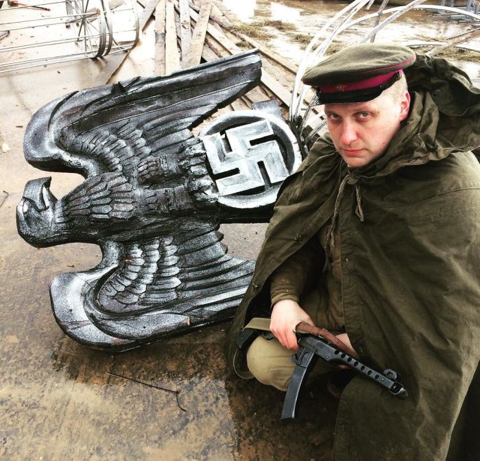 В подмосковном парке воспроизвели взятие Рейхстага