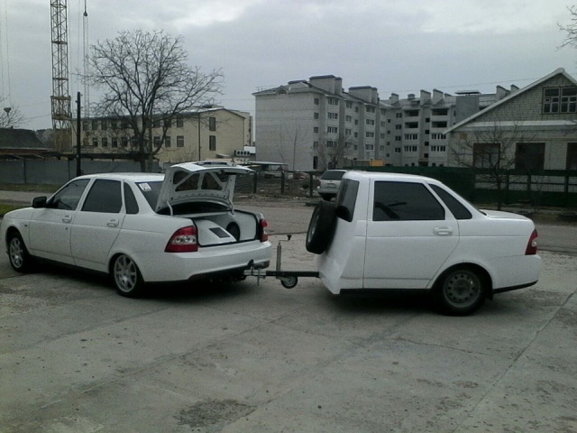 Полторы "Приоры" или прицеп из половины автомобиля