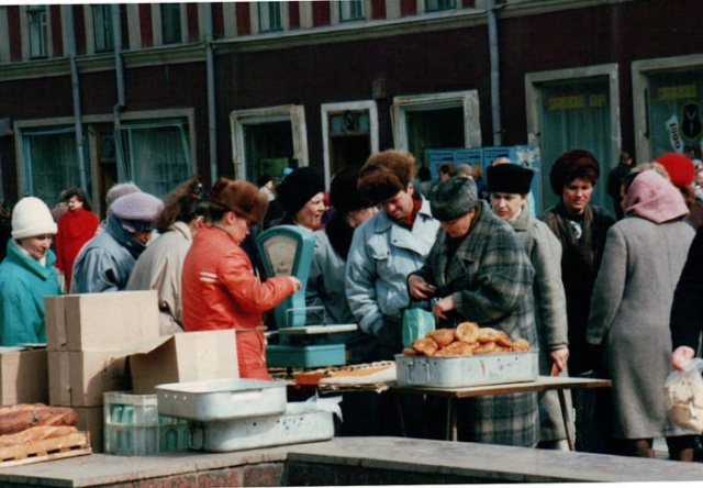 Архивные фотографии немецкого туриста. Россия, март 1992 года