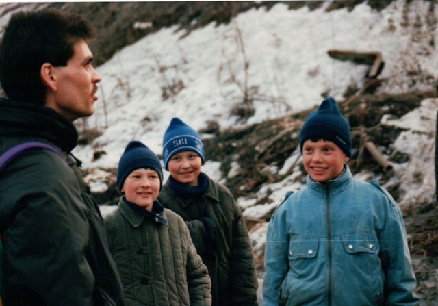 Архивные фотографии немецкого туриста. Россия, март 1992 года
