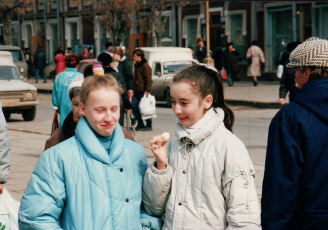Архивные фотографии немецкого туриста. Россия, март 1992 года