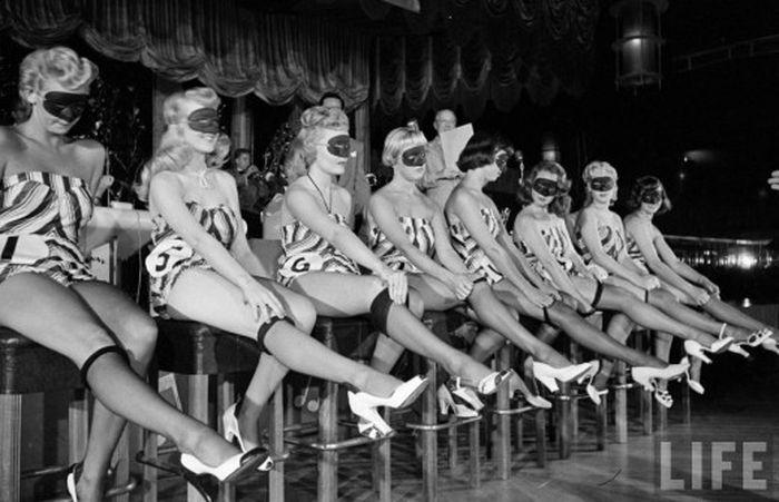 Конкурс женских ножек в США в 1949 году (20 фото)