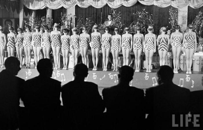 Конкурс женских ножек в США в 1949 году