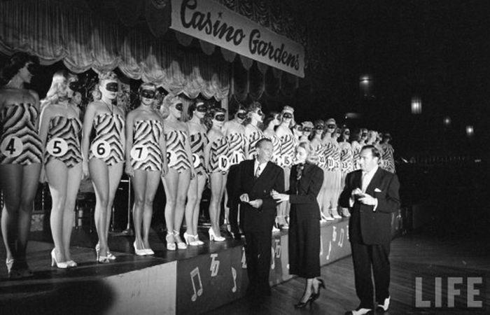 Конкурс женских ножек в США в 1949 году