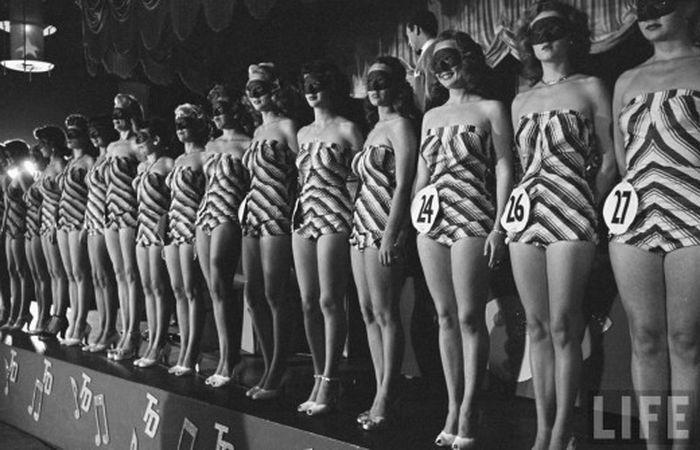 Конкурс женских ножек в США в 1949 году