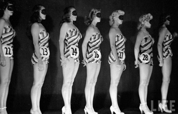 Конкурс женских ножек в США в 1949 году