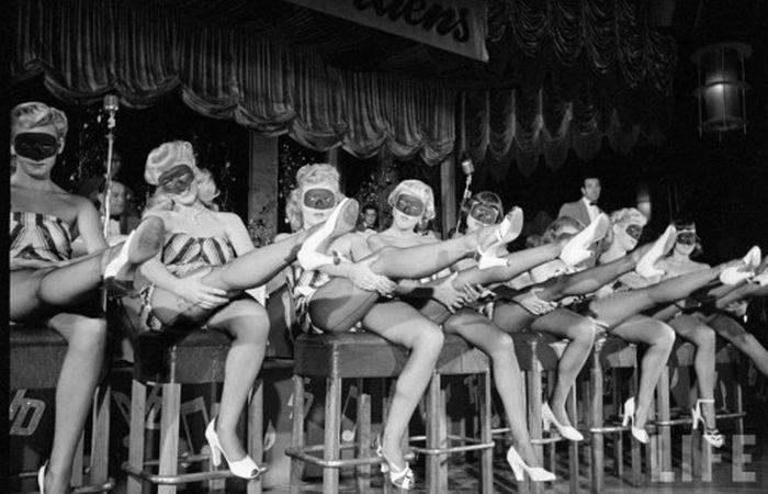 Конкурс женских ножек в США в 1949 году