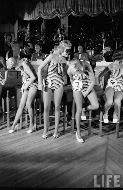 Конкурс женских ножек в США в 1949 году