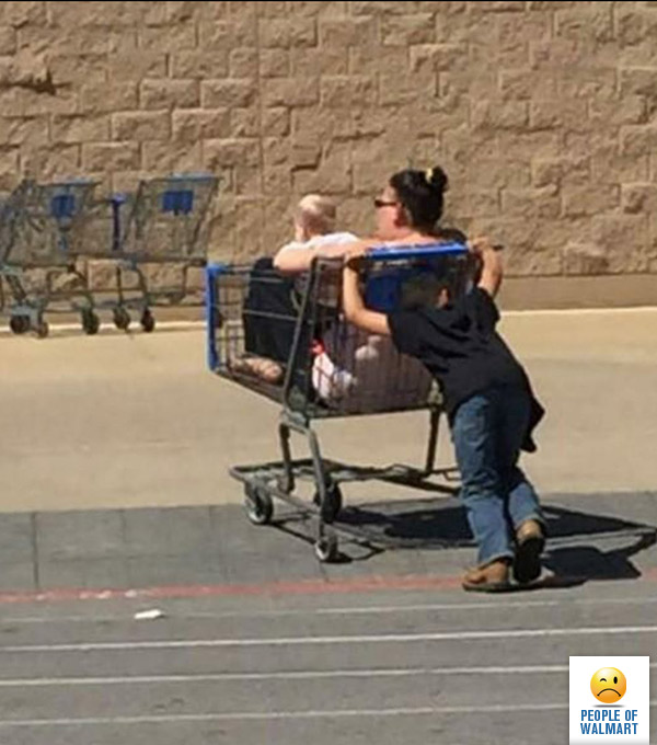 Экстравагантные покупатели Walmart