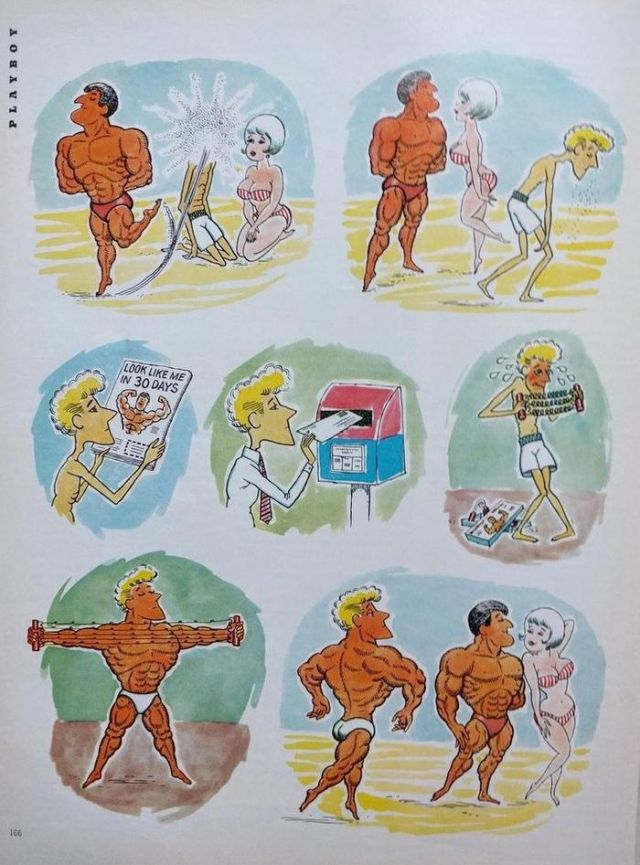 Карикатура в мужском журнале Playboy