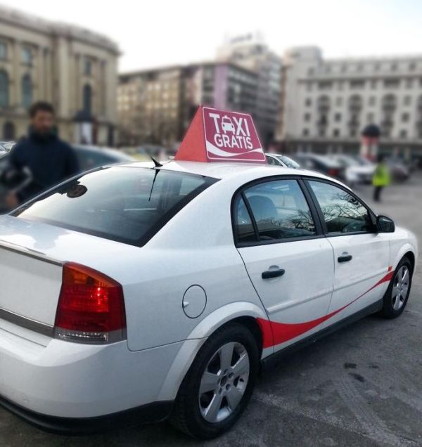 В Бухаресте появилось «Бесплатное такси»