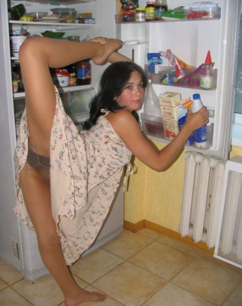 Домашний фотосет начинающей модели