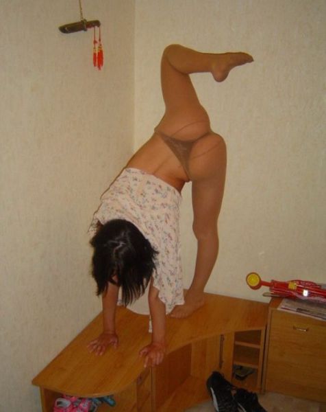 Домашний фотосет начинающей модели