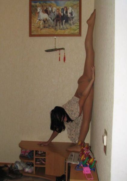 Домашний фотосет начинающей модели