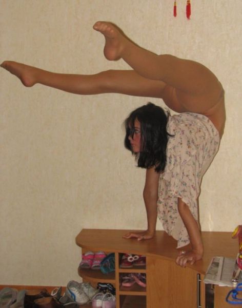 Домашний фотосет начинающей модели