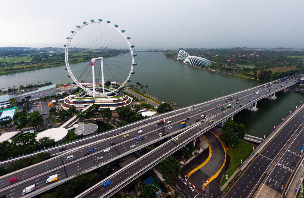 Сингапур с высоты