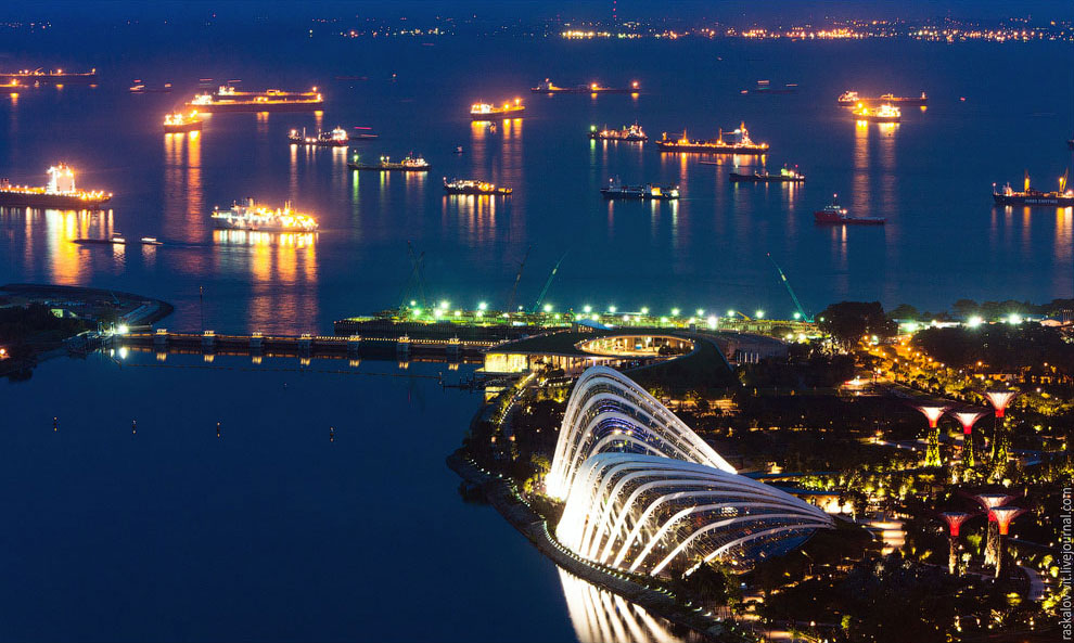 Сингапур с высоты