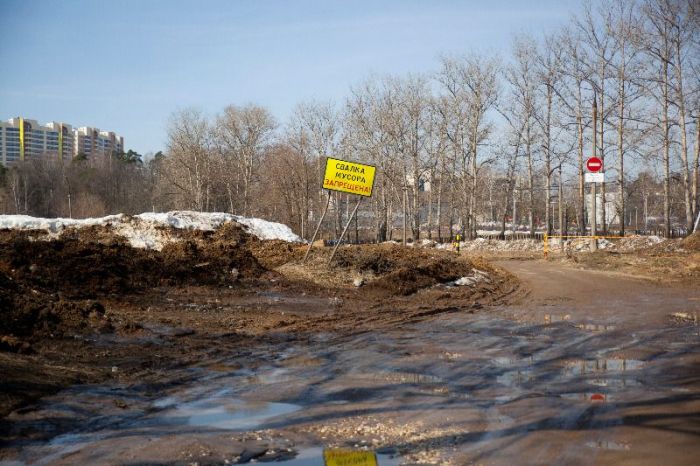 Власти Красногорска угробили пляж (12 фото)