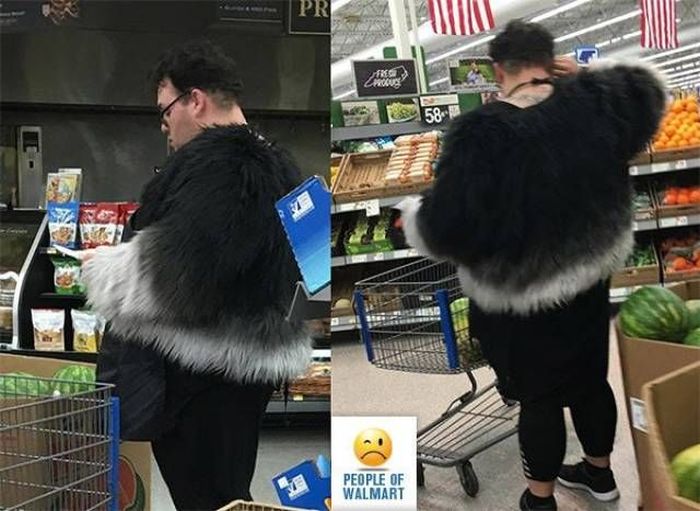 Странные посетители магазинов сети Walmart
