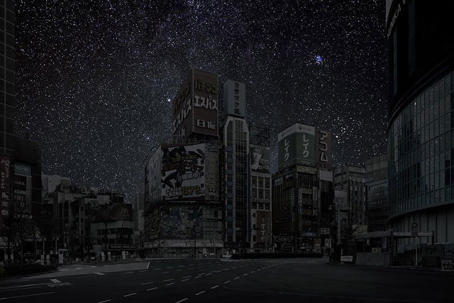 Ночные города без электричества