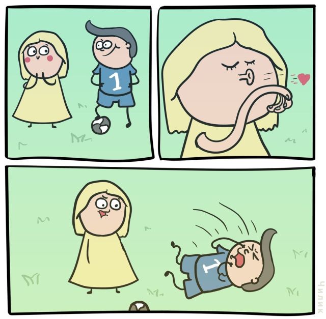 Смешные комиксы