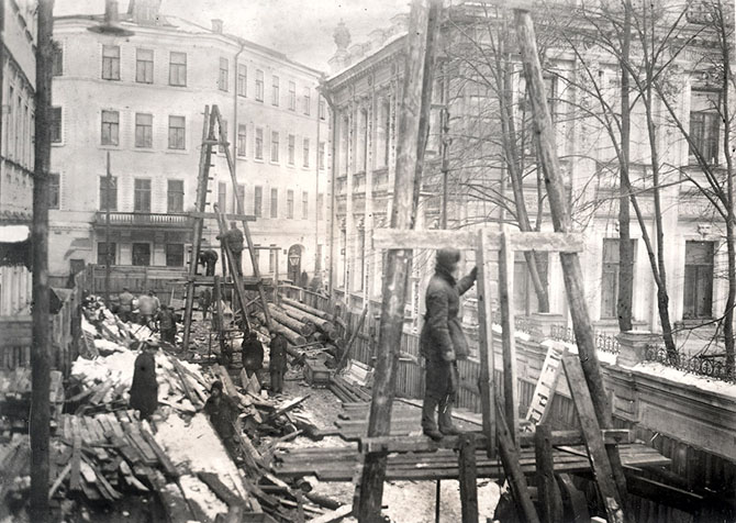 Как строили первую очередь Московского метрополитена (75 фото)