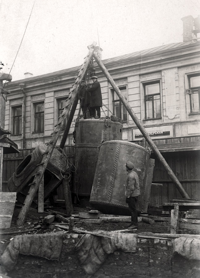 Как строили первую очередь Московского метрополитена (75 фото)