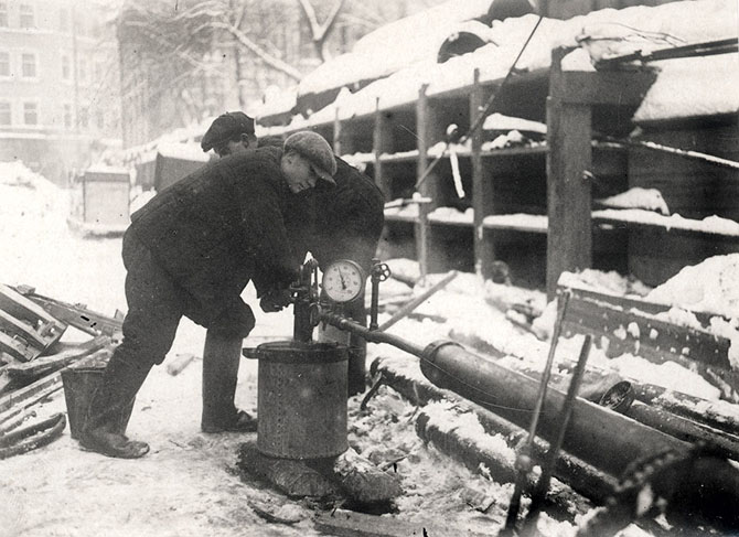 Как строили первую очередь Московского метрополитена (75 фото)