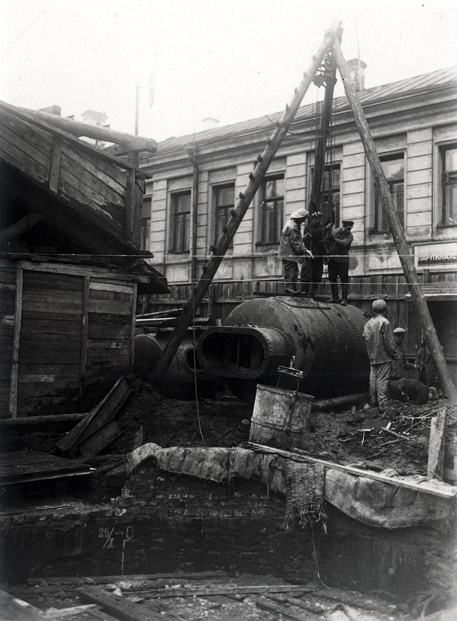 Как строили первую очередь Московского метрополитена (75 фото)
