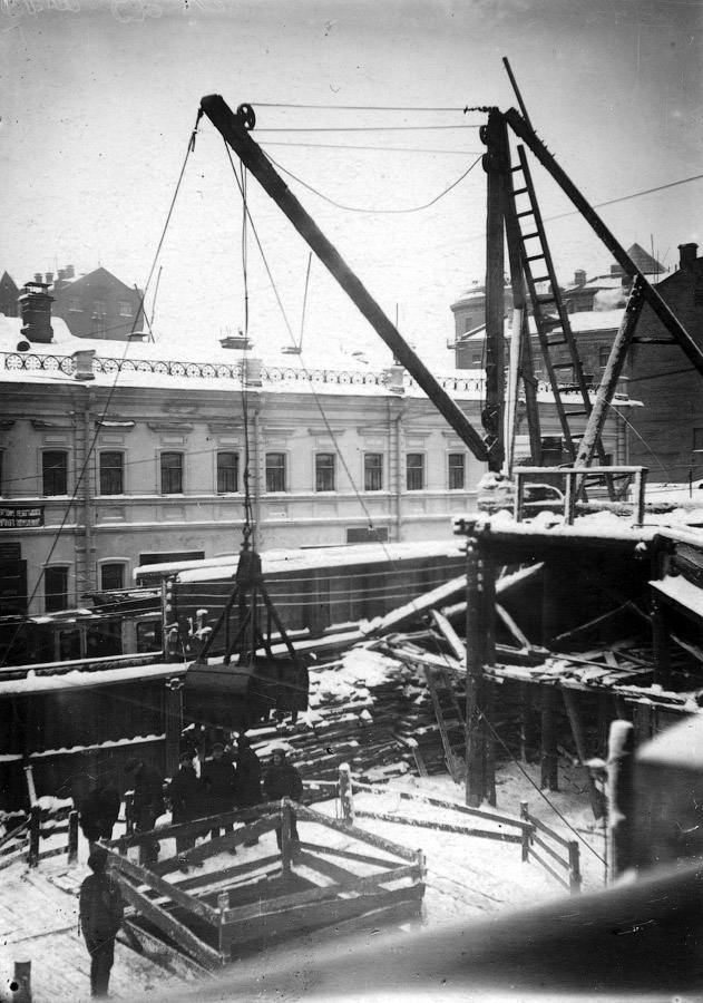 Как строили первую очередь Московского метрополитена (75 фото)
