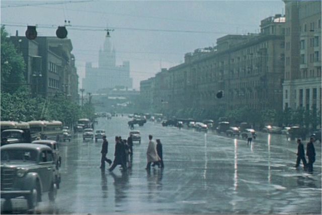 Советские люди: цветная кинохроника 1956 года