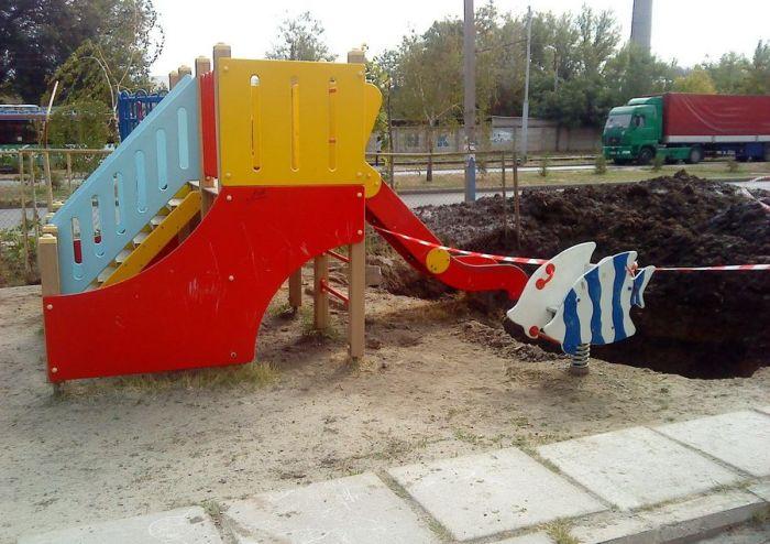 Детская горка (4 фото)
